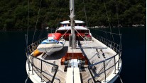 Yacht JUNIOR ORCUN -  Front View of Decks